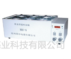 数显恒温循环水浴锅HH-6 单列六孔